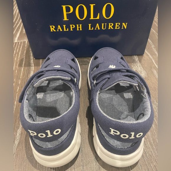 Fisherman Sandal by Polo Ralph Lauren - Navy - Kids Size 1 - NWOT with box - Picture 4 of 6